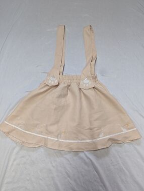 Futurino Sweet Cat Paw Embroidered Mini Skirt With Suspenders Aprox XS Kawaii